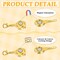 12Pcs Magnetic Necklace Clasps and Closures, Locking Magnetic Jewelry Clasps, Magnetic Necklace Extender, Necklace Clasp Helper for Necklaces, Bracelets and Jewelry